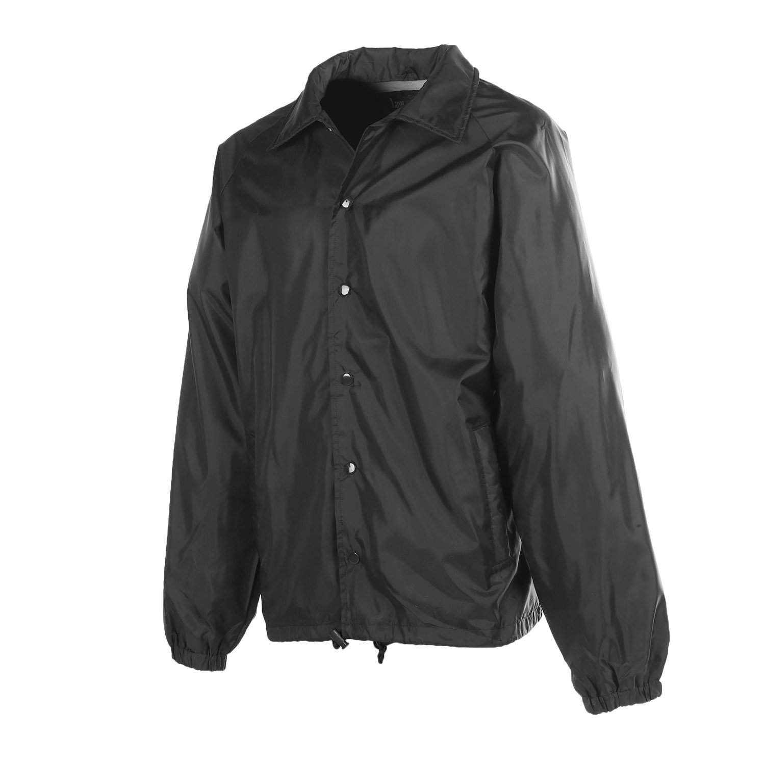 nylon windbreaker with flannel lining