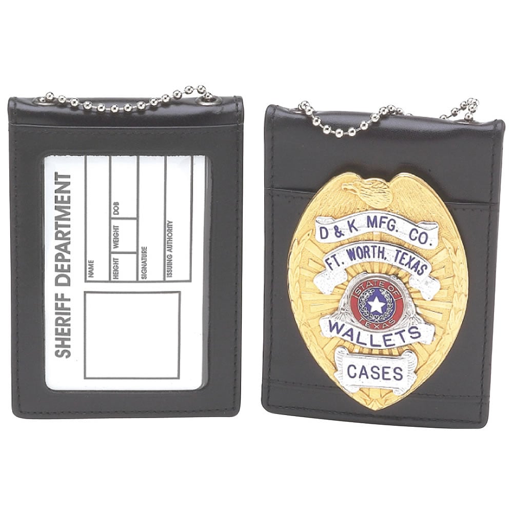 D&k Universal Badge Id Holder With Chain