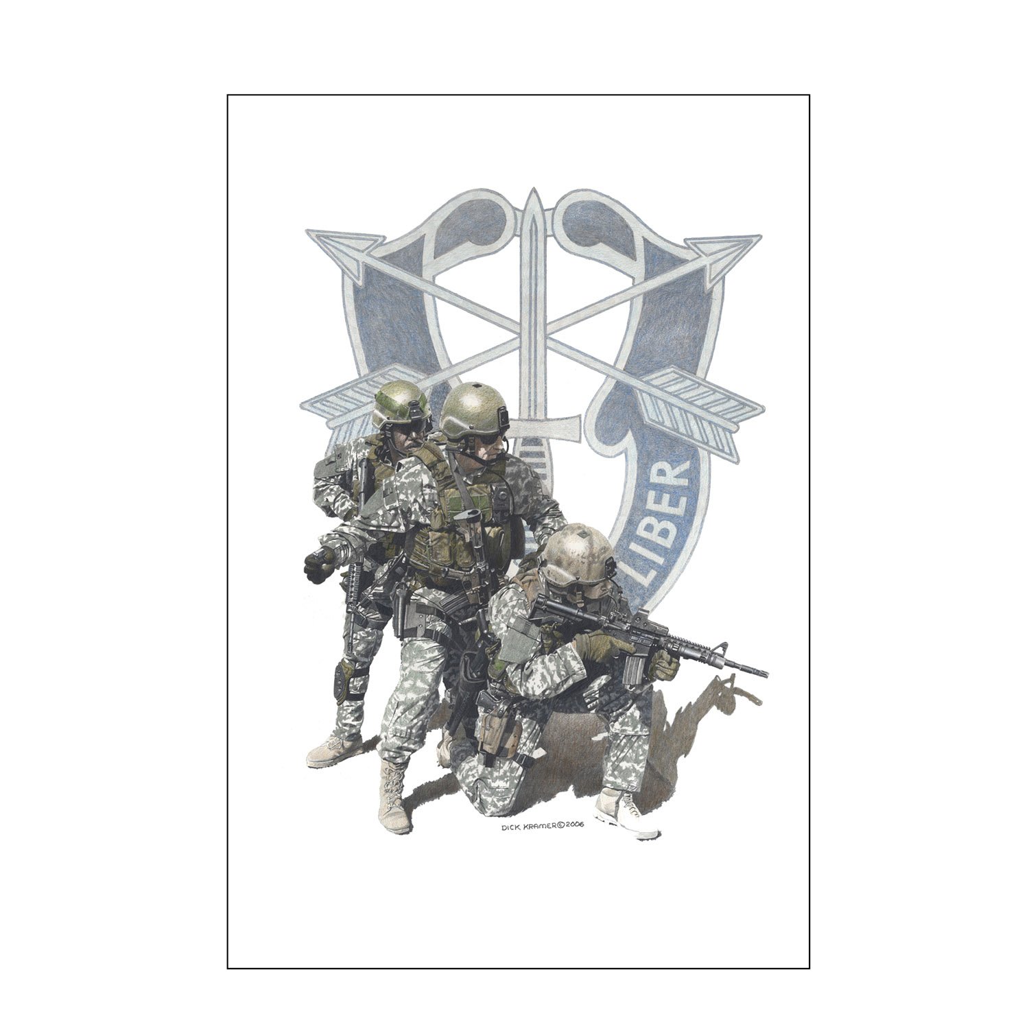 Dick Kramer Special Forces Ii Print - 