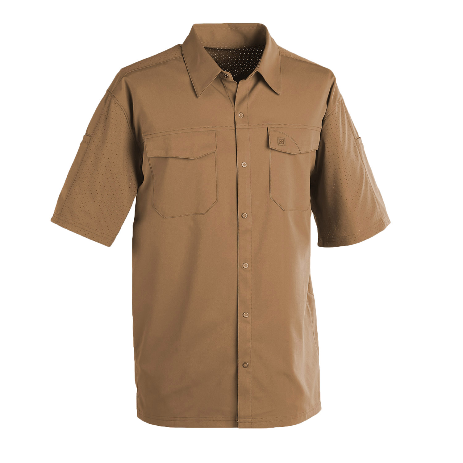 brown tactical shirt